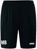 Schwarze Sporthose mit JAKO-Logo und Initialen MB.