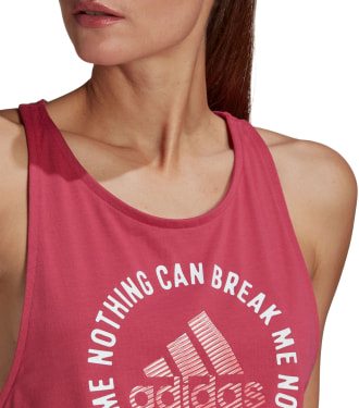 Power Slogan Graphic Tanktop