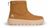 Braune Winterstiefel mit McKinley-Logo und AQUABASE-Schriftzug.