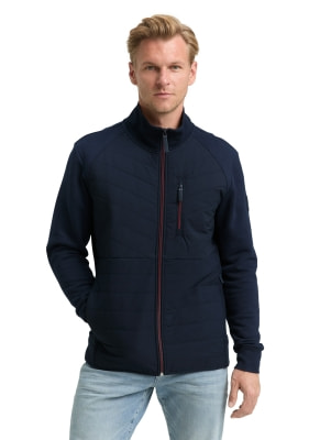 Tom Tailor Hybrid Sweatjacket férfi pulóver