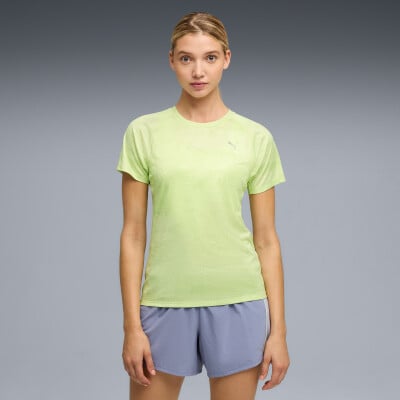Puma W Run Velocity AOP Tee Laufshirt Puma W Run Velocity AOP Tee Laufshirt