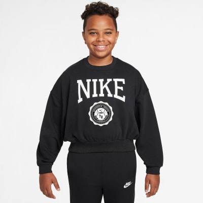 Nike G NSW CLUB FT BXY CREW GX STAR lány felső