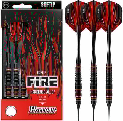 Harrows Fire High Grade Alloy 3er-Set Soft Dartpfeile