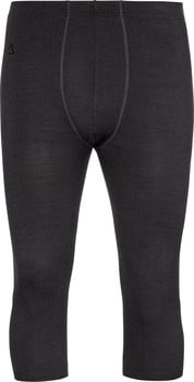 Herren dunkelgraue 3/4 Thermounterhose mit Logo.