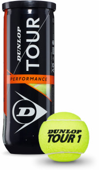 Dunlop Tour Performance 3er-Pack Tennisbälle