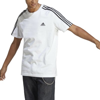adidas Essentials Single Jersey 3-Streifen T-Shirt