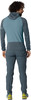 Herrenjacke mit Kapuze und Hose in Dunkelblau für sportliche Aktivitäten.