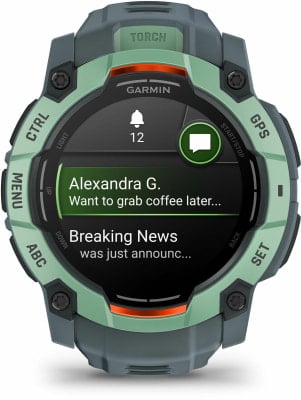Garmin Instinct 3 Amoled Multisport Smartwatch - 50mm