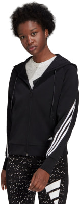 adidas Sportswear Wrapped 3-Streifen Kapuzenjacke