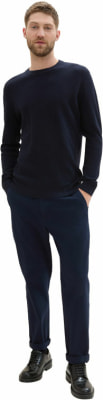 Tom Tailor Structured Crew férfi pulóver