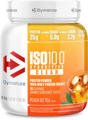 Dymatize ISO100 Hydrolyzed Clear Proteinpulver Dymatize ISO100 Hydrolyzed Clear Proteinpulver