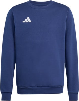 Blauer Adidas Pullover mit Logo auf der Brust. Blauer Adidas Pullover mit Logo auf der Brust.