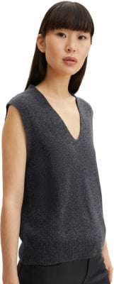 Tom Tailor TOM TAILOR Knit Sleeveless női pulóver V-nyakú