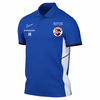 Blaues Poloshirt mit dem Logo des FC Ober Grafendorf und dem Schriftzug STYX.