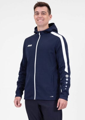 Jako Power Trainingsjacke mit Kapuze