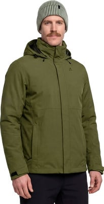 Ein Mann in einer grünen Jacke und gestreiftem Hut mit Schnurrbart. Ein Mann in einer grünen Jacke und gestreiftem Hut mit Schnurrbart.