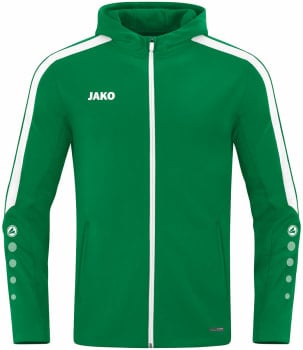 Jako Power Trainingsjacke mit Kapuze