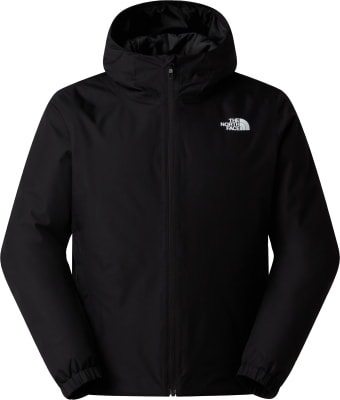 Schwarze The North Face Jacke mit Kapuze und Logo auf der Brust. Schwarze The North Face Jacke mit Kapuze und Logo auf der Brust.