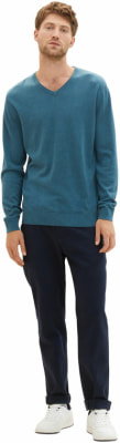 Tom Tailor TOM TAILOR Basic V-Neck férfi pulóver