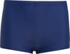 Herren-Badeshorts in Dunkelblau mit kurzen Hosenbeinen und elastischem Bund.