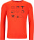 185 Merino Brand Outline Langarmshirt