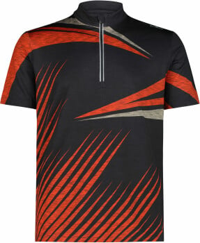 CMP T-Shirt Radshirt mit Fullzip