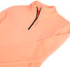 Orangefarbener Fleecepullover mit kurzem Reißverschluss und O'Neill-Logo.