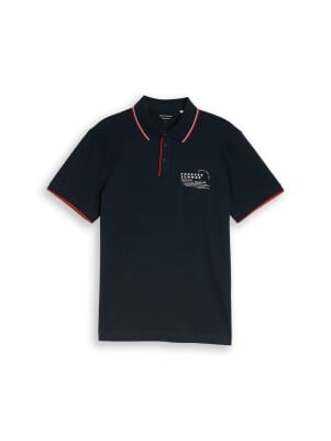 Tom Tailor Printed Polo férfi póló Tom Tailor Printed Polo férfi póló