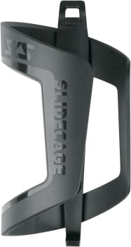 Schwarzer SKS Slidecage Flaschenhalter mit SKS-Logo und SLIDE-Schriftzug.