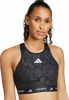 adidas TECHFIT Medium-Support High-Neck Print Sport-BH