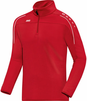 Jako Classico Langarmshirt mit Halfzip