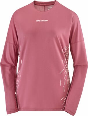 Salomon Sense Aero GFX langarm Laufshirt Salomon Sense Aero GFX langarm Laufshirt