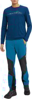 McKINLEY Pán. tričko Shane LS M, dlhý rukáv 50% vlna/50% PES