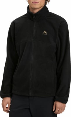 Schwarze McKinley Fleecejacke mit Logo auf der Brust und Reißverschluss. Schwarze McKinley Fleecejacke mit Logo auf der Brust und Reißverschluss.
