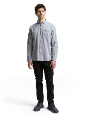 Tom Tailor Structured Shirt férfi hosszú ujjú póló