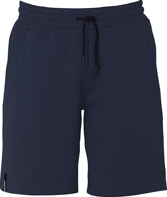 Marineblaue Shorts mit schwarzem Kordelzug und Kempa-Logo. Marineblaue Shorts mit schwarzem Kordelzug und Kempa-Logo.