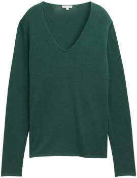 Tom Tailor Basic V-Neck női pulóver