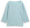 Tom Tailor Crew Neck Ottoman női 3/4-es ujjú póló