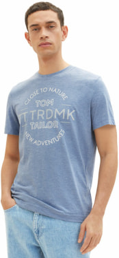TOM TAILOR Printed Grindle férfi póló rövid ujjú