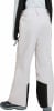 Damen-Skihose in Hellrosa mit schwarzen Details an den Hosenbeinen.