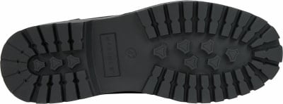 Schwarze Schuhsohle mit ausgeprägtem Profil und McKinley-Logo. Schwarze Schuhsohle mit ausgeprägtem Profil und McKinley-Logo.