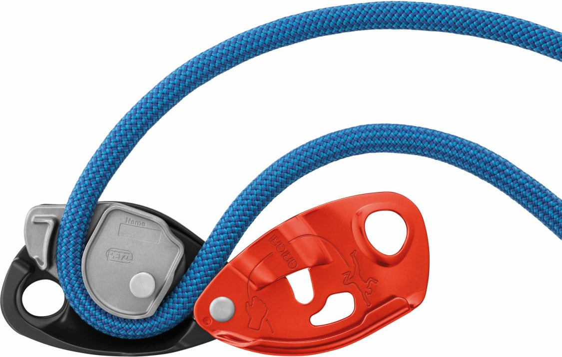 Petzl - Sicherungsgerät Grigri, rot/orange