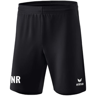 Schwarze Sporthose mit weißem Logo und Schriftzug NR.