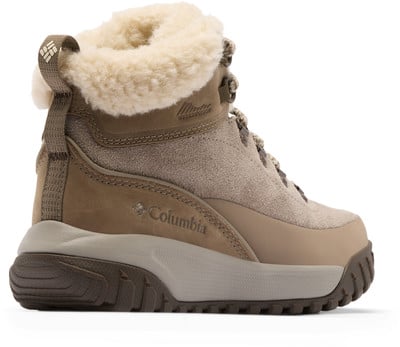 Ein brauner Columbia Winterschuh mit Fell und wasserdichter Membran. Ein brauner Columbia Winterschuh mit Fell und wasserdichter Membran.