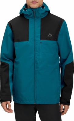 Herren dunkelblau-schwarze Jacke mit Kapuze und McKinley-Logo. Herren dunkelblau-schwarze Jacke mit Kapuze und McKinley-Logo.
