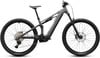 Graues Fullys-E-Mountainbike mit RockShox-Federung und Bosch-Antrieb.
