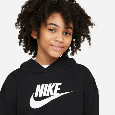 French Terry Cropped Hoodie