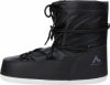 Schwarzer McKinley Winterstiefel mit weißer Sohle und Schnürung.