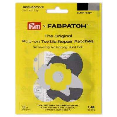 Verpackung von Prym Fabpatch reflektierenden Textilflicken zum Aufkleben