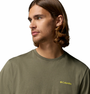 Columbia CSC Outdoor Back Graphic T-Shirt kurzarm, 100%org.BW